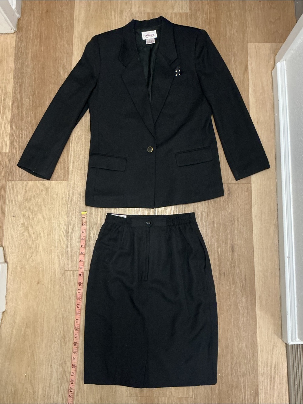 Worthington Black Women's Blazer and Skirt Set